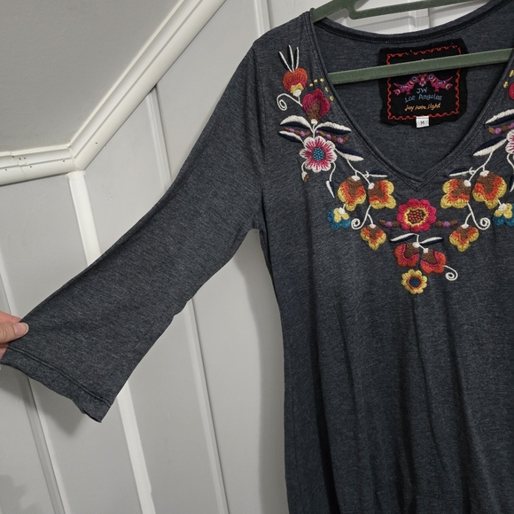 Johnny Was Embroidered Floral Dress - Picture 5 of 11